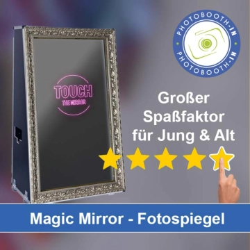 In Buchloe einen Magic Mirror Fotospiegel mieten