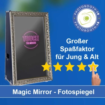 In Buckenhof einen Magic Mirror Fotospiegel mieten