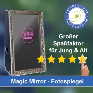 In Budenheim einen Magic Mirror Fotospiegel mieten