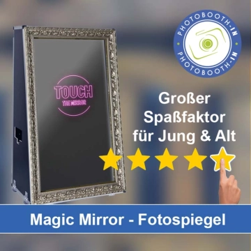 In Bückeburg einen Magic Mirror Fotospiegel mieten
