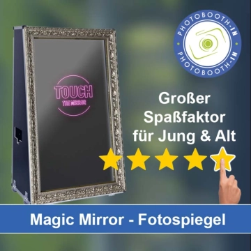 In Bühlertal einen Magic Mirror Fotospiegel mieten
