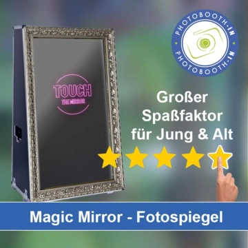 In Bühlertann einen Magic Mirror Fotospiegel mieten