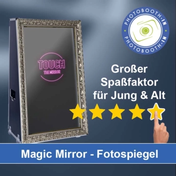 In Bürgstadt einen Magic Mirror Fotospiegel mieten