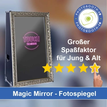 In Büttelborn einen Magic Mirror Fotospiegel mieten