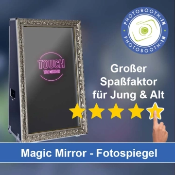 In Bützow einen Magic Mirror Fotospiegel mieten