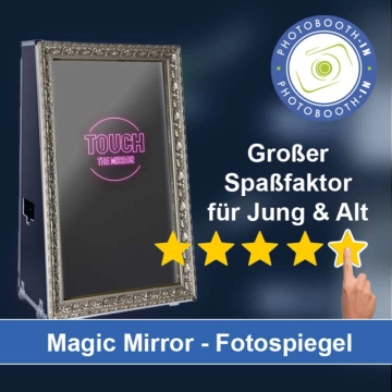 In Burgau einen Magic Mirror Fotospiegel mieten