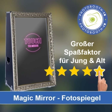 In Burgberg im Allgäu einen Magic Mirror Fotospiegel mieten