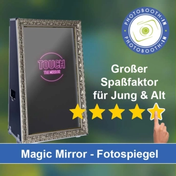 In Burgbernheim einen Magic Mirror Fotospiegel mieten