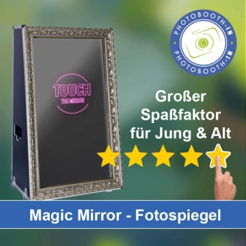 In Burgbrohl einen Magic Mirror Fotospiegel mieten