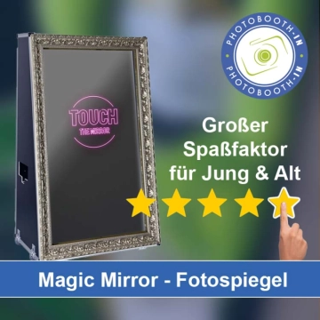 In Burghaun einen Magic Mirror Fotospiegel mieten