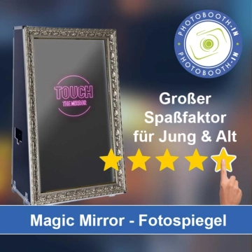 In Burghausen einen Magic Mirror Fotospiegel mieten