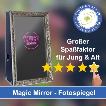 In Burgheim einen Magic Mirror Fotospiegel mieten