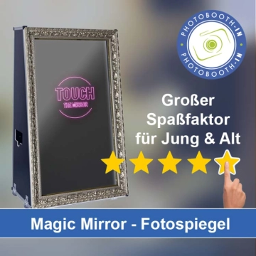 In Burgrieden einen Magic Mirror Fotospiegel mieten
