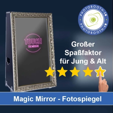 In Burgstädt einen Magic Mirror Fotospiegel mieten