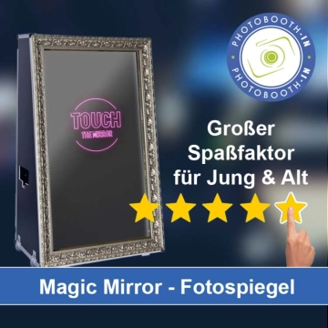 In Burgwedel einen Magic Mirror Fotospiegel mieten