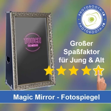 In Burkardroth einen Magic Mirror Fotospiegel mieten