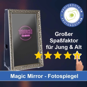 In Burkhardtsdorf einen Magic Mirror Fotospiegel mieten