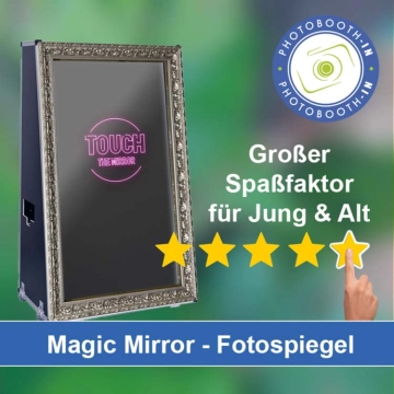 In Burtenbach einen Magic Mirror Fotospiegel mieten