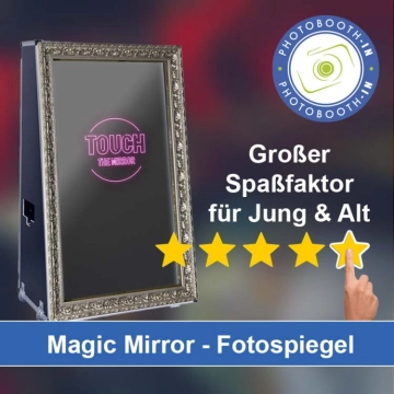 In Buttenwiesen einen Magic Mirror Fotospiegel mieten