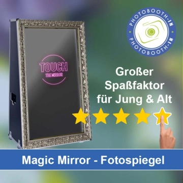 In Cadenberge einen Magic Mirror Fotospiegel mieten