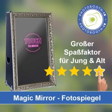 In Callenberg einen Magic Mirror Fotospiegel mieten
