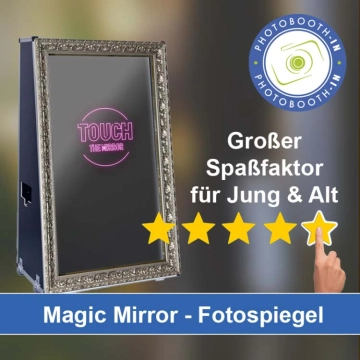 In Claußnitz einen Magic Mirror Fotospiegel mieten