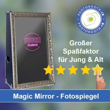 In Colditz einen Magic Mirror Fotospiegel mieten