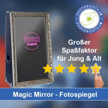 In Coppenbrügge einen Magic Mirror Fotospiegel mieten