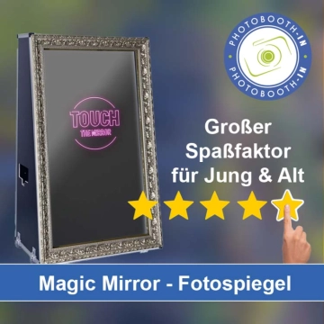 In Coswig (Anhalt) einen Magic Mirror Fotospiegel mieten