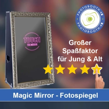 In Coswig (Sachsen) einen Magic Mirror Fotospiegel mieten