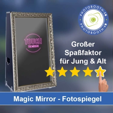 In Crottendorf einen Magic Mirror Fotospiegel mieten