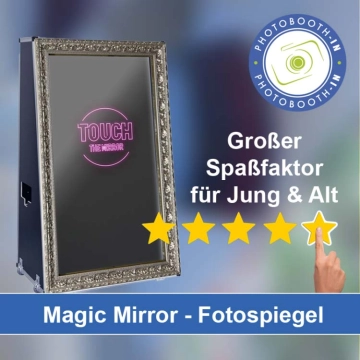 In Dallgow-Döberitz einen Magic Mirror Fotospiegel mieten