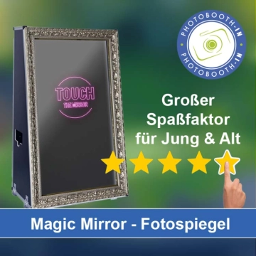 In Deggendorf einen Magic Mirror Fotospiegel mieten