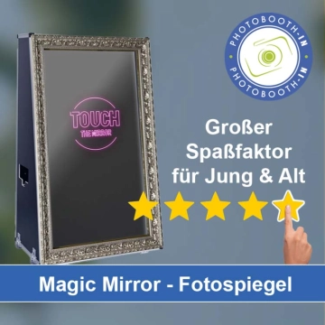 In Delbrück einen Magic Mirror Fotospiegel mieten