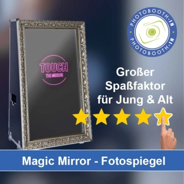 In Delligsen einen Magic Mirror Fotospiegel mieten
