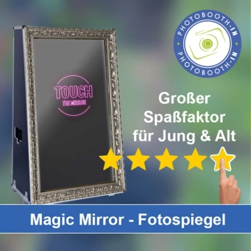 In Denkendorf (Württemberg) einen Magic Mirror Fotospiegel mieten
