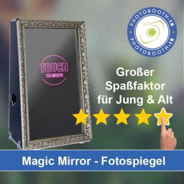 In Dettingen an der Erms einen Magic Mirror Fotospiegel mieten