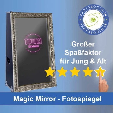 In Diemelstadt einen Magic Mirror Fotospiegel mieten