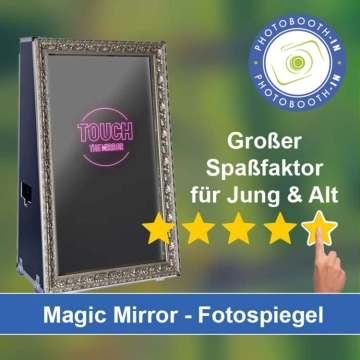 In Diespeck einen Magic Mirror Fotospiegel mieten