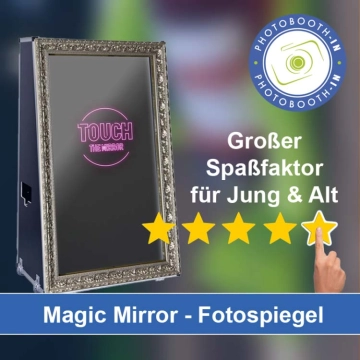 In Dinkelscherben einen Magic Mirror Fotospiegel mieten