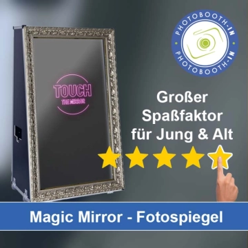 In Dinslaken einen Magic Mirror Fotospiegel mieten
