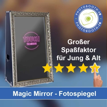 In Dipperz einen Magic Mirror Fotospiegel mieten