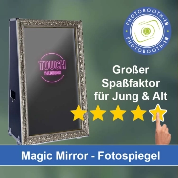 In Dippoldiswalde einen Magic Mirror Fotospiegel mieten