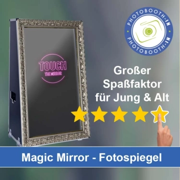 In Ditzingen einen Magic Mirror Fotospiegel mieten