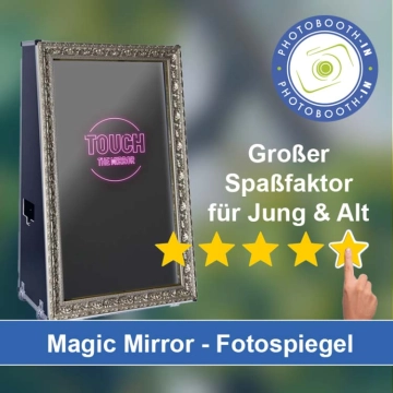In Doberlug-Kirchhain einen Magic Mirror Fotospiegel mieten