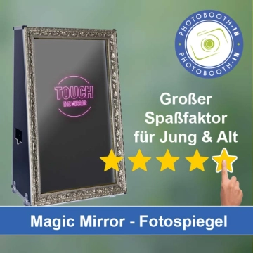In Doberschütz einen Magic Mirror Fotospiegel mieten