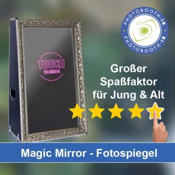 In Döbern einen Magic Mirror Fotospiegel mieten