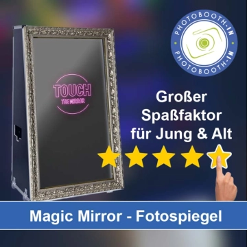 In Dormagen einen Magic Mirror Fotospiegel mieten