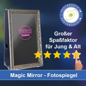 In Dornburg-Camburg einen Magic Mirror Fotospiegel mieten