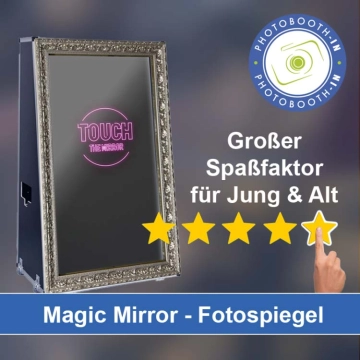 In Dossenheim einen Magic Mirror Fotospiegel mieten